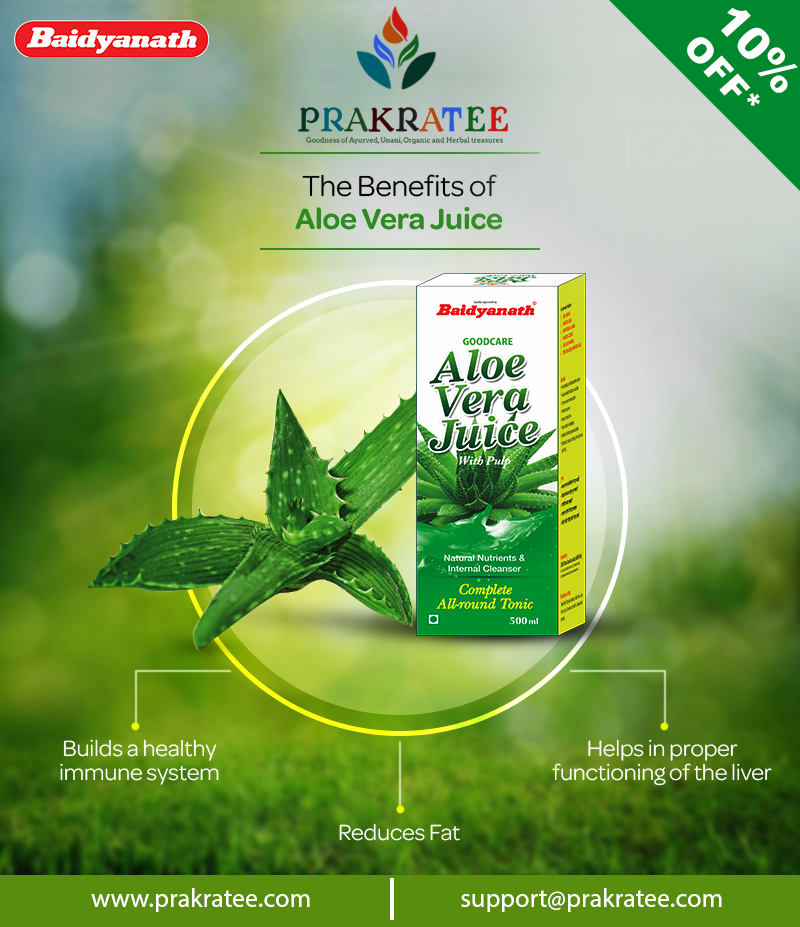 Buy Baidyanath Aloe vera juice online at www.prakr
