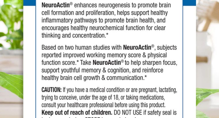 NHR SCIENCE NeuroActin® – Supports New Brain Cell