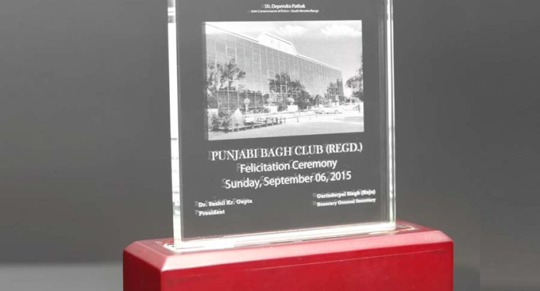 Corporate Crystal Trophy & Glass Awards