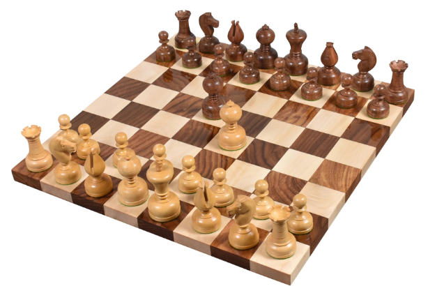 Royal chess mall-Library Combo Chess Set