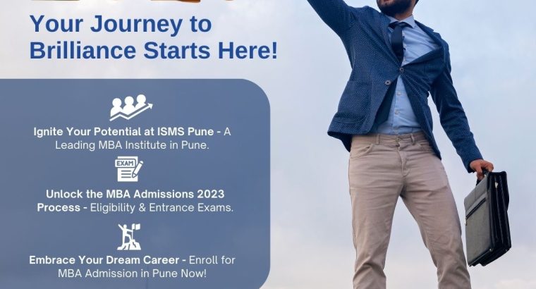 ISMS Pune: Leading MBA Institutes, MBA Admissions