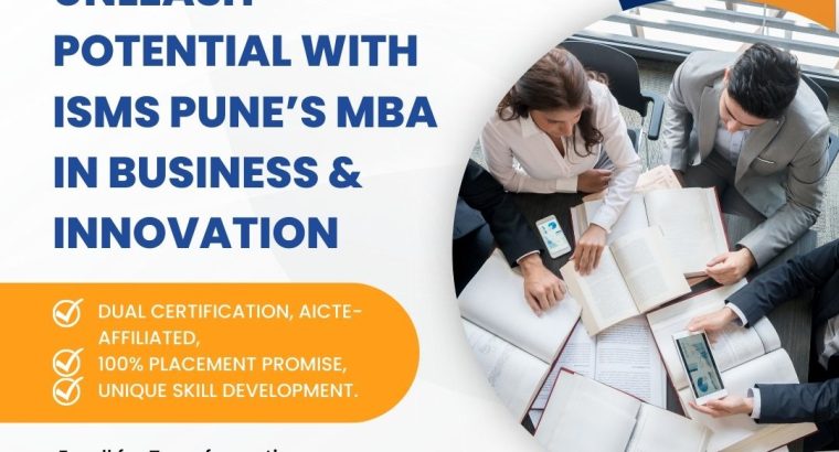 Top MBA in Pune at ISMS Diverse, Quality Education
