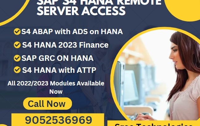 SAP HANA All Modules Server Access Online@90525369