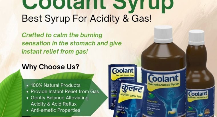 Coolant Syrup: Ayurvedic Acidity Syrup For Relief