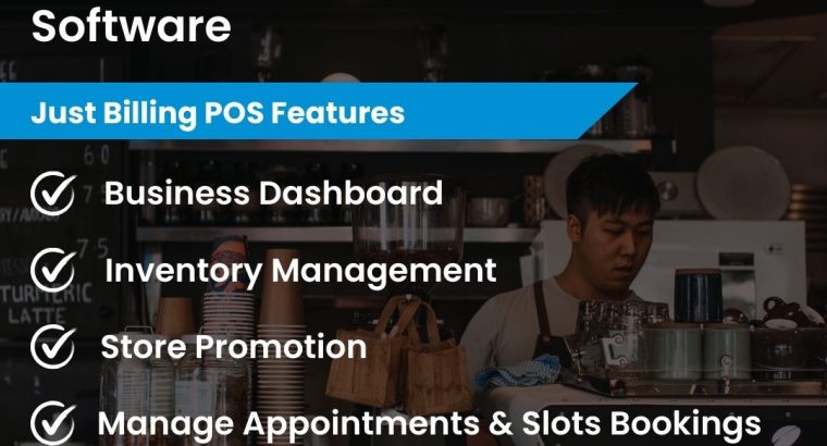 Coffee shop POS Software