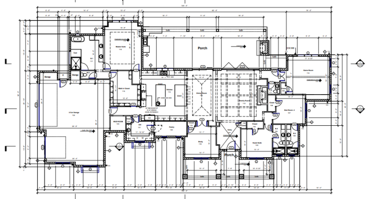 Architectural 2D CAD Drafting and Drawing Services
