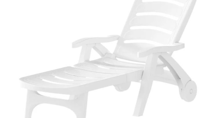 Gardeon Sun Lounger Folding Chaise Chair with Wheels for Patio